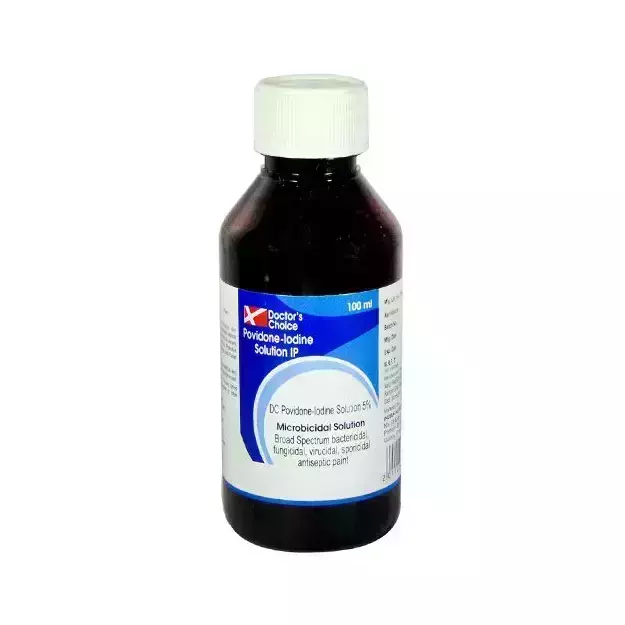 Doctor's Choice Povidone Iodine Solution I.P 5% 100ml