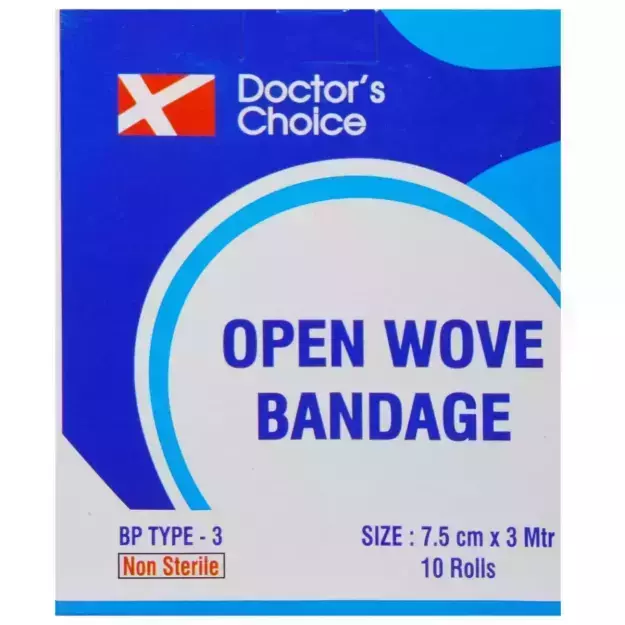 Doctor's Choice Roller Bandage (7.5cm x 3m)