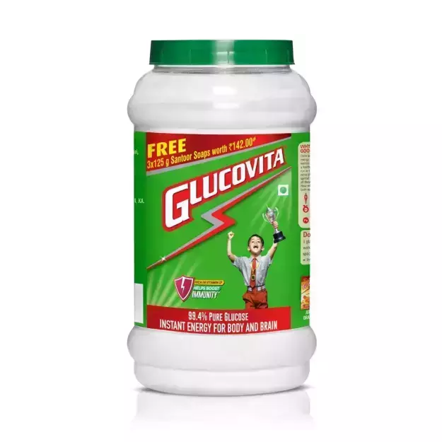 Glucovita Powder 1kg (Free Santoor Soaps 3x125gm)