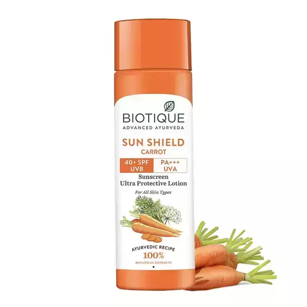 Biotique Bio Carrot Face & Body Sun Lotion Spf 40 120ml