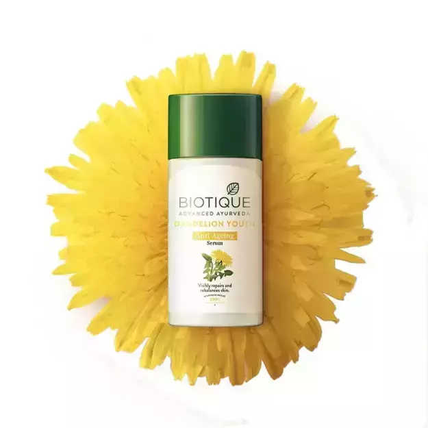 Biotique Dandelion Youth Anti- Ageing Serum For All Skin Types 40ml