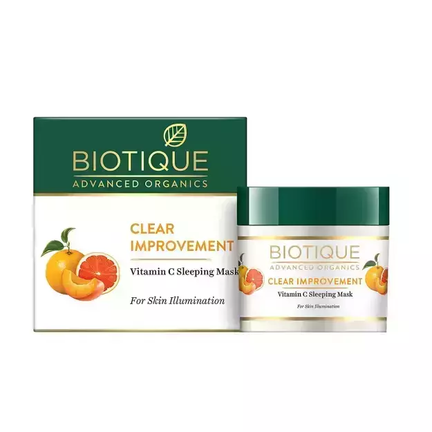 Biotique Advanced Organics Clear Improvement Vitamin C Sleeping Mask 50gm