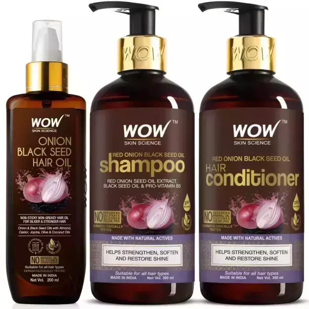 Buy WOW SKIN SCIENCE RED ONION BLACK SEED OIL SHAMPOO  100 ML Online  Get  Upto 60 OFF at PharmEasy