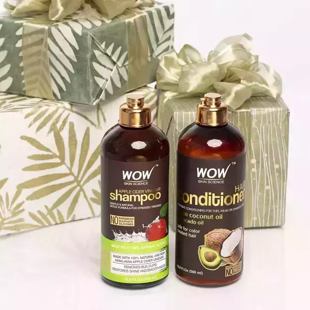 Wow Apple Cider Vinegar Shampoo & Hair Conditioner Kit