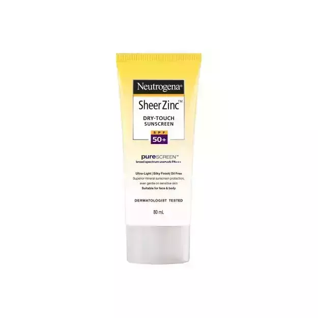 Neutrogena Sheer Zinc Dry touch Sunscreen SPF50+