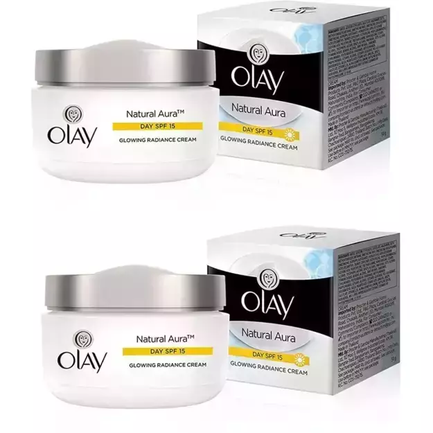 OLAY Natural Aura Day SPF 15 Glowing Radiance Cream 100gm