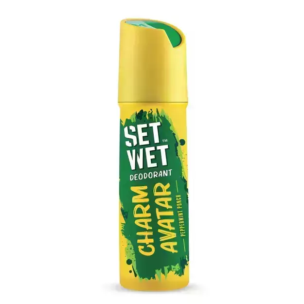 Set Wet Deodorant Charm Avatar Peppermint Punch 150ml