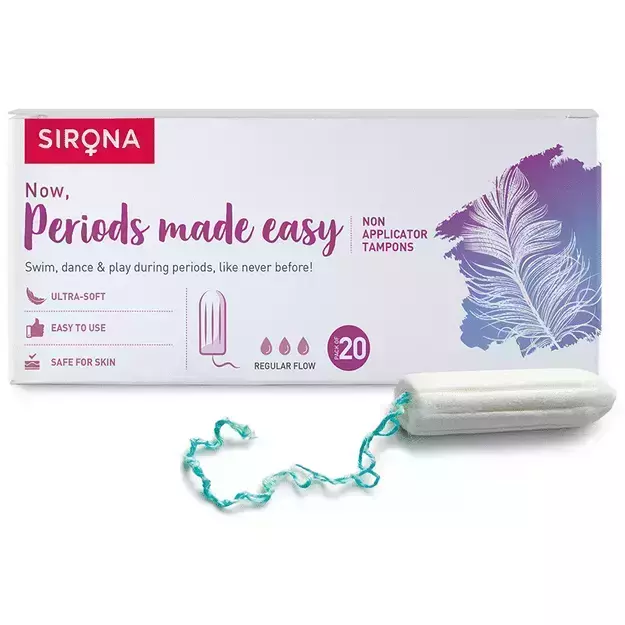 Sirona Now Periods Made Easy Premium Digital Tampons Regular (20)