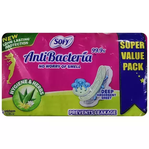 Sofy AntiBacteria Sanitary Pads Extra Long (48)