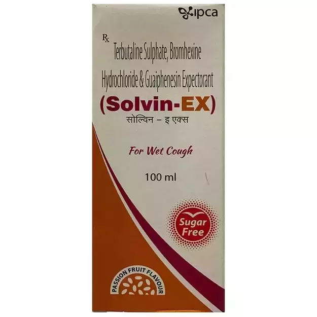 Solvin EX Expectorant Passion Fruit Sugar Free 100ml