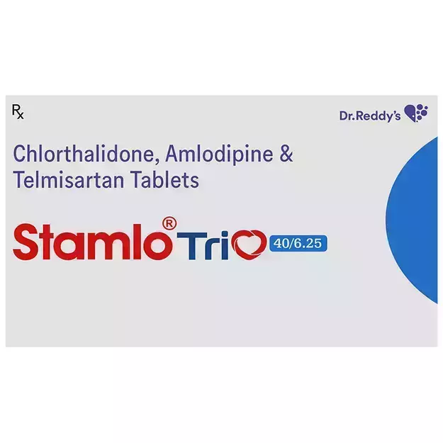 Stamlo Trio 40/6.25 Tablet (15)