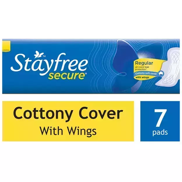 Stayfree Secure Cottony Soft With Wings Pads Regular (7)
