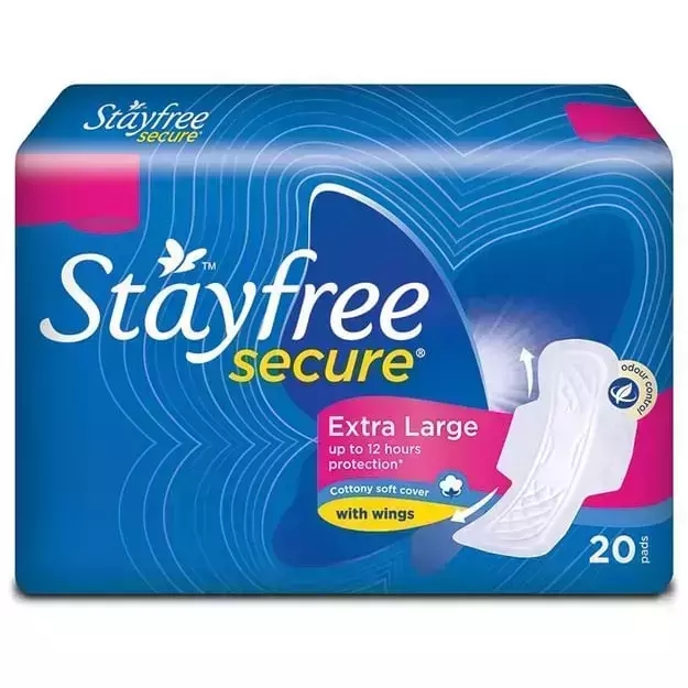 Stayfree Secure With Wings Pads XL (20)