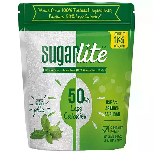 Sugarlite 50% Less Calories+ Blended Sugar 500gm