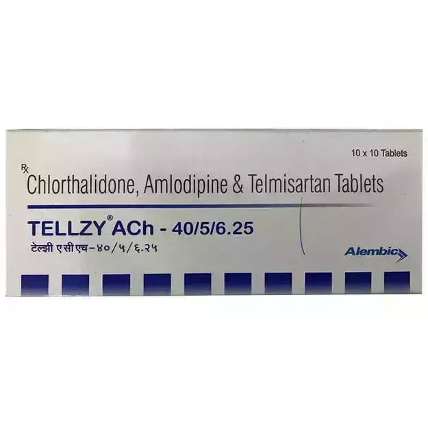 Tellzy Ach 40/5/6.25 Tablet