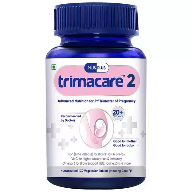 PlusPlus Trimacare 2 Prenatal Pregnancy MultiVitamins (30+30)
