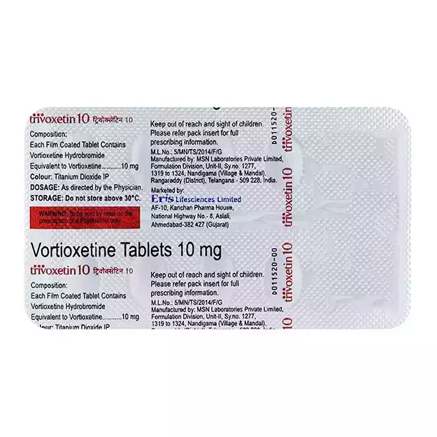 Trivoxetin 10mg Tablet (10)