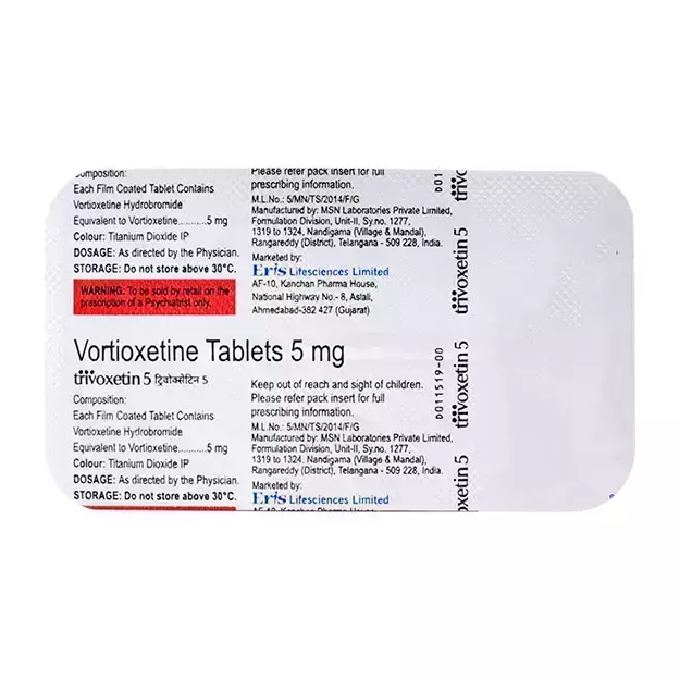 Trivoxetin 5mg Tablet (10)