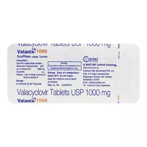 Valanix 1000mg Tablet (3)