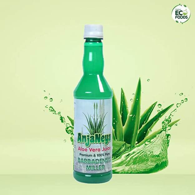 Paithan Eco Foods 100% Natural Aloe Vera Barbadensis Miller Juice 500ml