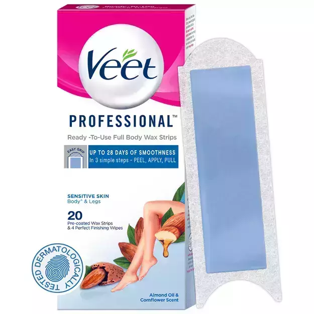 Veet Full Body Waxing Kit For Sensitive Skin