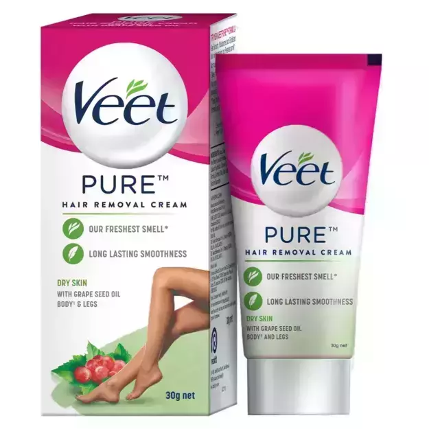 Veet Pure Hair Removal Cream For Women Dry Skin 30gm