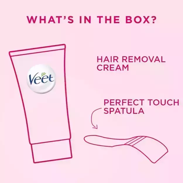 Veet Pure Hair Removal Cream For Women Sensitive Skin 30gm_3