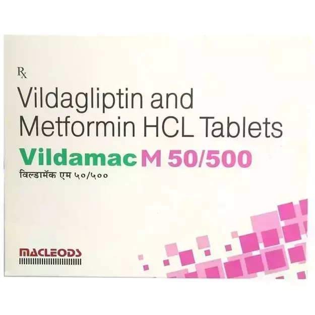 Vildamac M 50/500 Tablet (15)