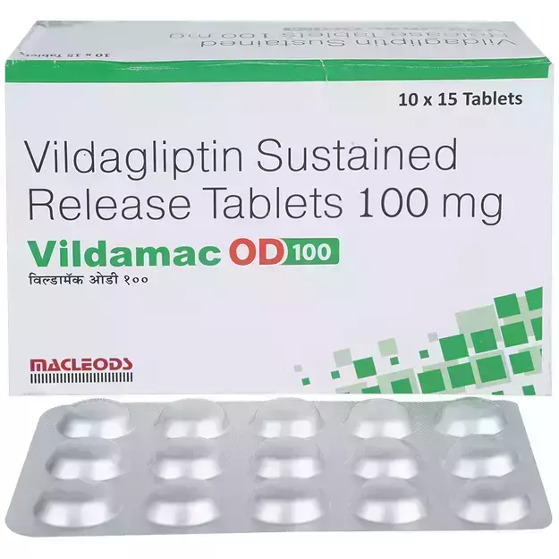 Vildamac OD 100mg Tablet (15)