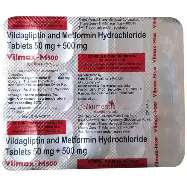 Vilmax M 500 Tablet (15)