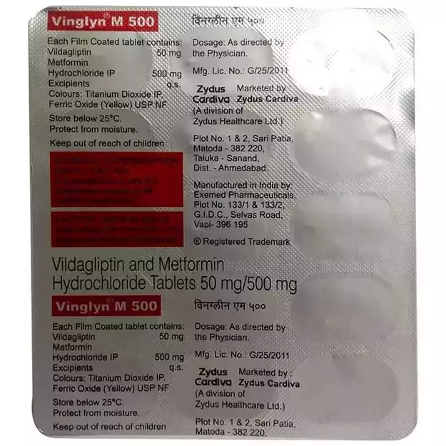 Vinglyn M 500 Tablet (15)