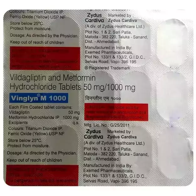 Vinglyn M 1000 Tablet (15)