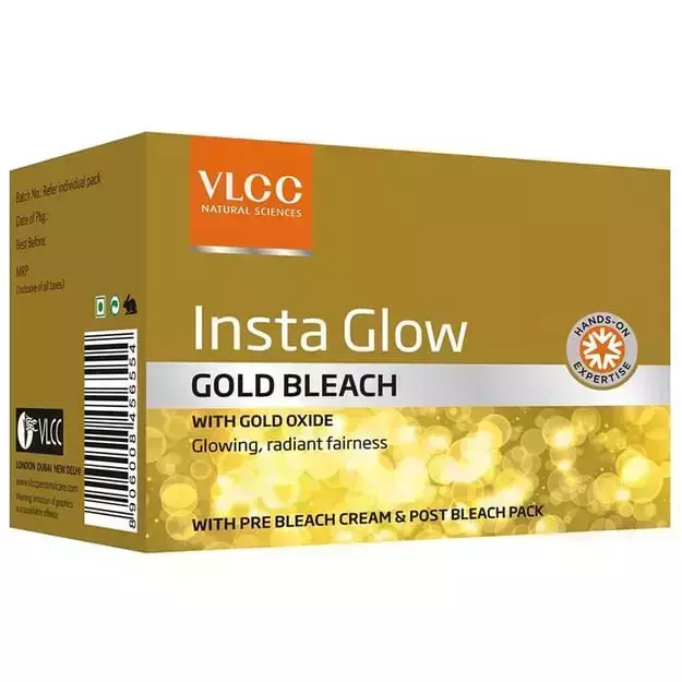 VLCC Gold Insta Glow Bleach 30gm