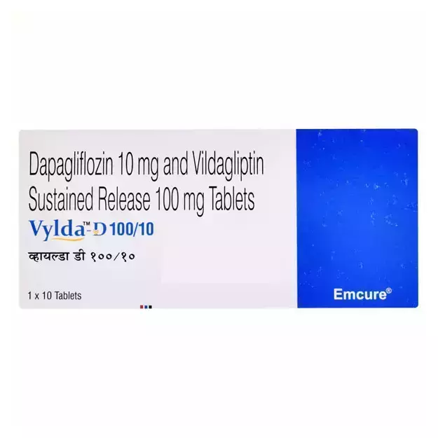 Vylda D 10mg/100mg Tablet (10)