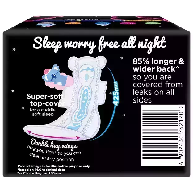 Buy Whisper Bindazzz Night Koala Soft Sanitary Pads With Wings