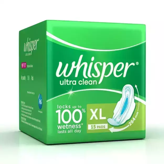 Whisper Ultra Clean Wings Pads XL  (15)