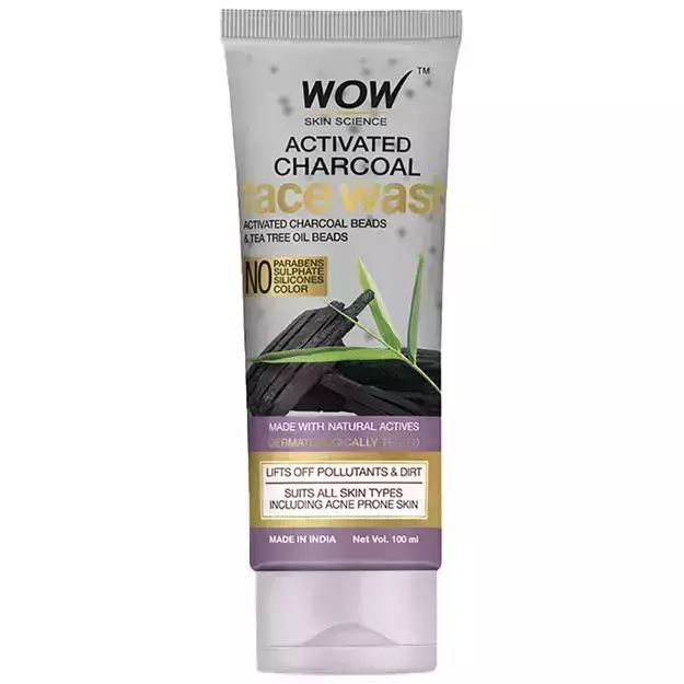 WOW Skin Science Activated Charcoal Face Wash 100ml