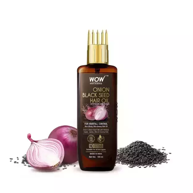WOW Skin Science Onion Black Seed Hair Oil 100ml