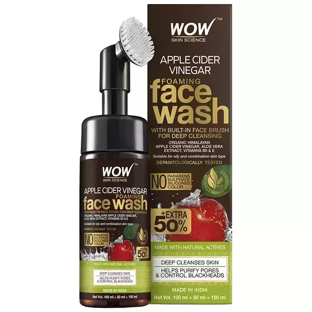 WOW Life Science Brightening Vitamin C Foaming Face Wash 100ml