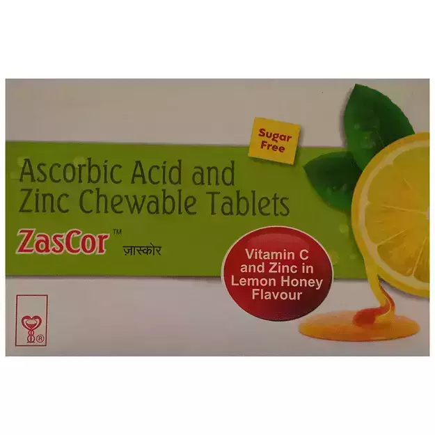 Zascor Chewable Tablet Lemon & Honey Sugar Free (15)