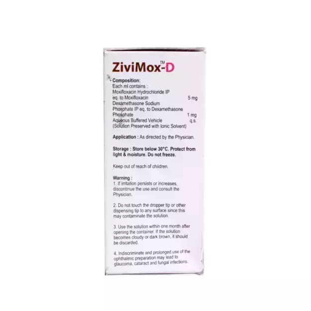 Zivimox D Eye Drop 5ml