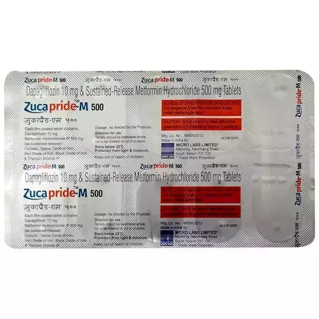Zucapride M 500 Tablet SR (10)