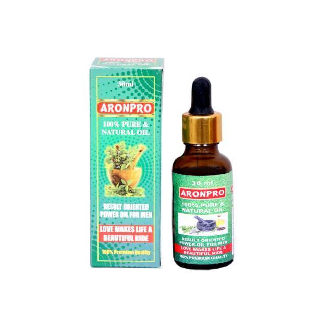 Aronpro Pure & Natural Oil For Mens Ayurvedic Formulation Result Oriented Power Oil For Men 30ml