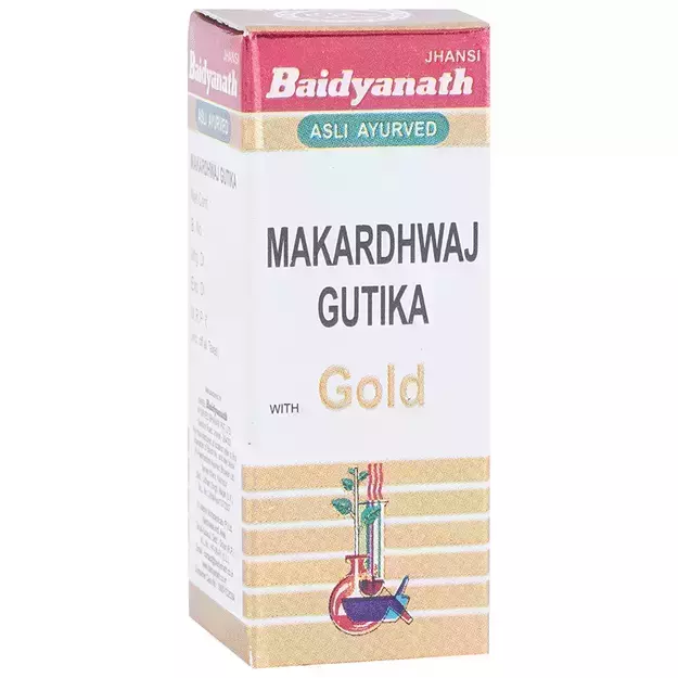 Baidyanath Makardhwaj Gutika Tablet (with Gold) 2.5gm