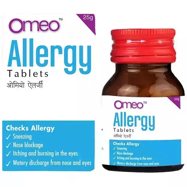 Omeo Allergy Tablet 25gm