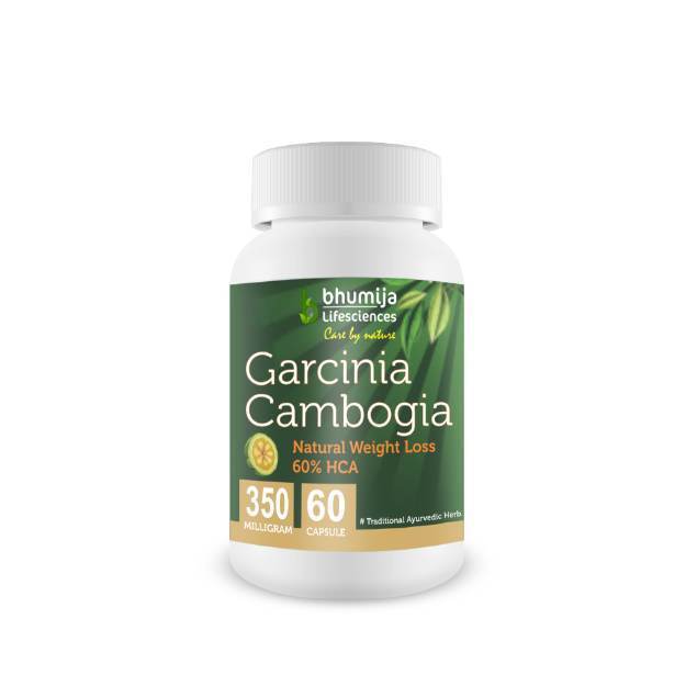 Bhumija Garcinia Cambogia Weight Loss Capsules Natural Fat Burner Supplement Capsules (60)