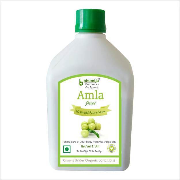 Bhumija Lifesciences Amla Juice Vitamin C and Natural Immunity Booster (Sugar Free) 1 Ltr