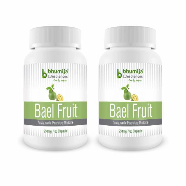 Bhumija Lifesciences Bael Fruit Capsule (60) Pack of 2