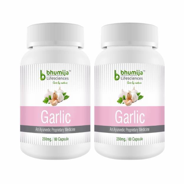 Bhumija Lifesciences Garlic Capsules (60) Pack of 2