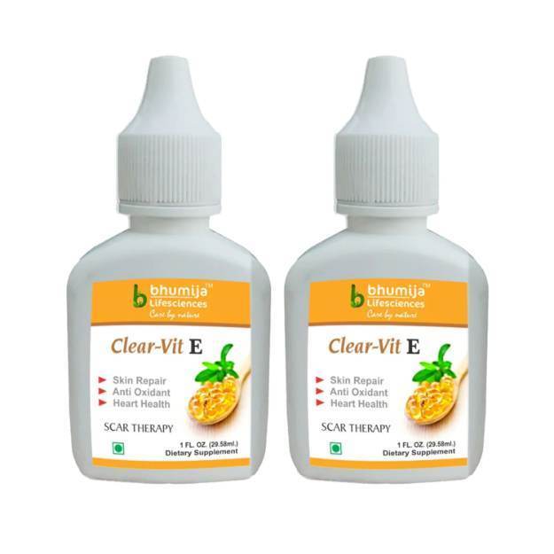 Bhumija Lifesciences Vitamin-E Liquid (ClearVit-E) 30ml (Pack of 2)